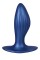 Синяя анальная пробка G Stuck Silicone Anal Plug - 12,5 см.