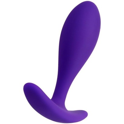 Фиолетовая удлиненная анальная втулка  - 7,2 см.