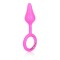 Розовая анальная пробка Booty Call Booty Tickler - 9,5 см.