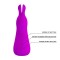 Лиловый вибростимулятор для эрогенных зон в форме кролика Nakki