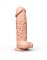 Фаллоимитатор с ярко выраженной головкой - 21 см.