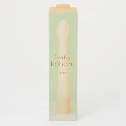 Желтый вибратор Iroha Koharu Hinatsubomi - 16 см.