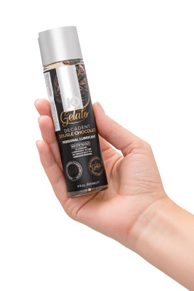 Лубрикант с ароматом шоколада JO GELATO DECADENT DOUBLE CHOCOLATE - 120 мл.