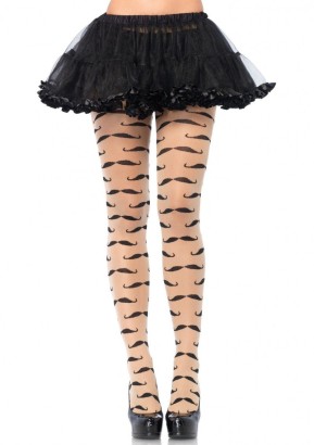 Колготки с рисунком  Усы 