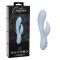 Голубой ультрагибкий вибратор-кролик Kali - 17,75 см.