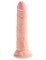 Телесный фаллоимитатор на присоске 7  Triple Density Cock - 21 см.