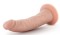 Телесный фаллоимитатор-реалистик 7 Inch Posable Dildo - 19 см.