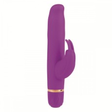 Лиловый вибратор с клиторальной стимуляцией ENTINCE BELLE 