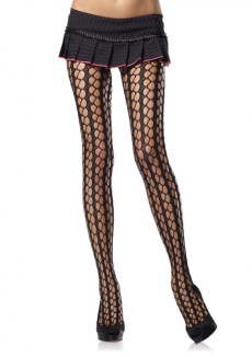 Колготки с сетчатым рисунком