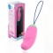 Розовое виброяйцо с петелькой и управлением через приложение