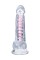 Прозрачный гибкий фаллоимитатор Paret - 18 см.