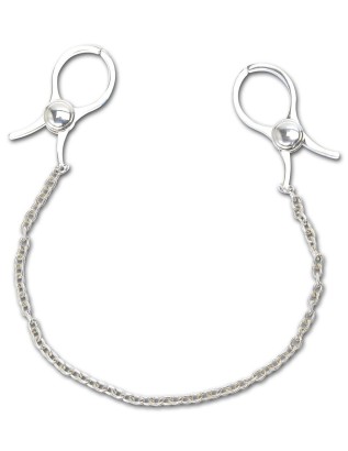 Металические зажимы на соски NIPPLE C-CLAMPS с цепью