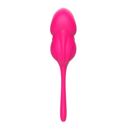 Розовое фаллическое виброяйцо с пультом ДУ