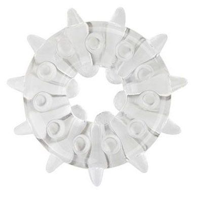 Прозрачное кольцо на пенис Heavy Cock Ring Stimulator