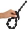 Черные анальные бусы Anal beads - 50 см.