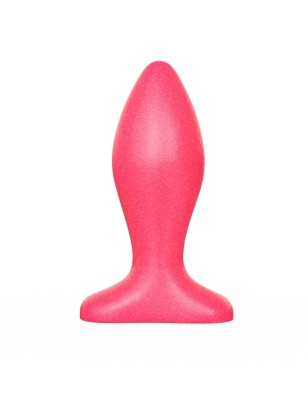 Розовая анальная пробка - 9 см.
