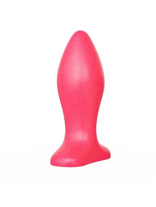 Розовая анальная пробка - 9 см.