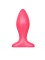 Розовая анальная пробка - 9 см.