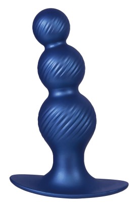 Синяя анальная елочка 5 Inch Silicone Anal Plug - 14 см.