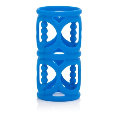 Набор насадок на пенис голубого цвета Posh Silicone Lovers Cages