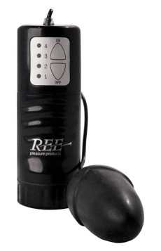 Чёрное виброяйцо Jenni