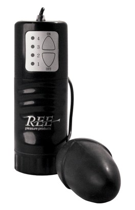 Чёрное виброяйцо Jenni