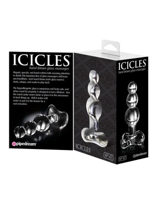 Анальный стимулятор Icicles № 47 - 10,7 см.