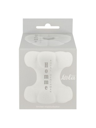 Белый мастурбатор-стоппер Homme Royal Henchman