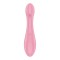 Розовый вибромассажер G-Force - 19 см.