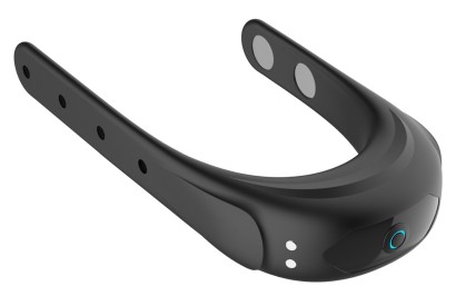 Черное эрекционное виброкольцо на ремешках