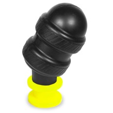 Анальный стимулятор Big Lever из чёрного силикона 