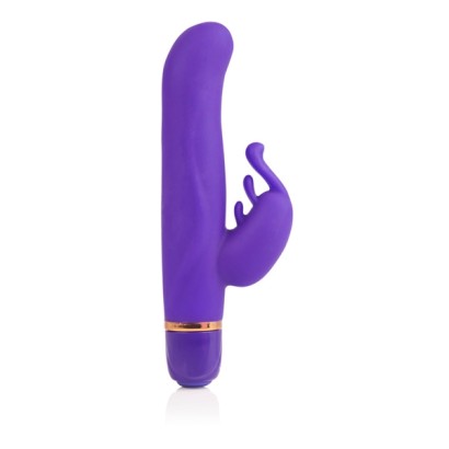 Фиолетовый вибратор ENTINCE LILIAN с клиторальным отростком