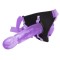 Фиолетовый страпон Climax Strap-on Purple Ice Dong & Harness set - 17,8 см.