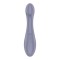 Фиолетовый вибромассажер G-Force - 19 см.