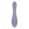 Фиолетовый вибромассажер G-Force - 19 см.
