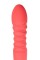 Коралловый вибратор Flox с возвратно-поступательными движениями - 21,5 см.