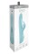 Голубой вибратор OVO K6 с клиторальным стимулятором