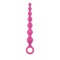 Розовая анальная цепочка Perles D Lux Long - 20,3 см.