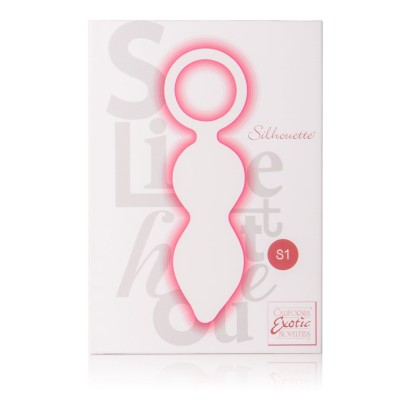 Красный анальный вибромассажер Silhouette S1 - 9 см.