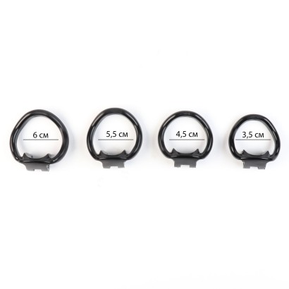 Черный мужской пояс верности «Оки-Чпоки»