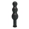 Черный анальный вибростимулятор Sidney - 10,9 см.
