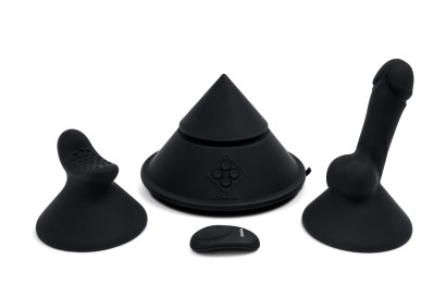 Конусный вибромассажер Cowgirl Cone с 2 насадками