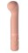Бежевый мини-вибратор Rocky’s Fairy Mallet - 14,7 см.