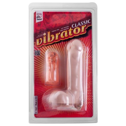 Вибрирующий массажер Classic Vibrator - 17,5 см.