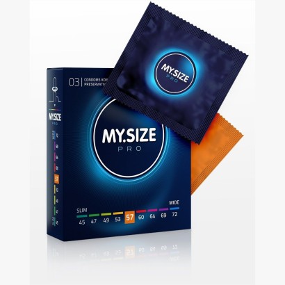 Презервативы MY.SIZE размер 57 - 3 шт.