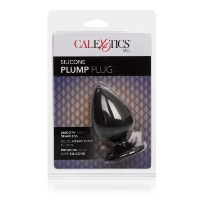 Анальная пробка из силикона  Silicone Plump Plug - 9,9 см.