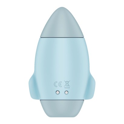 Голубой вакуумный стимулятор клитора Mission Control