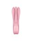 Розовый вибратор Threesome 1 с  пальчиками 