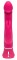 Розовый вибратор-кролик Realistic Dual Density Rechargeable Rabbit Vibrator - 25,5 см.