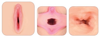 Телесный реалистичный мастурбатор-вагина Elegance.007